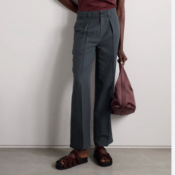 Alex Mill Pants - Alex Mill Madeline Pleated Wide Leg Pants